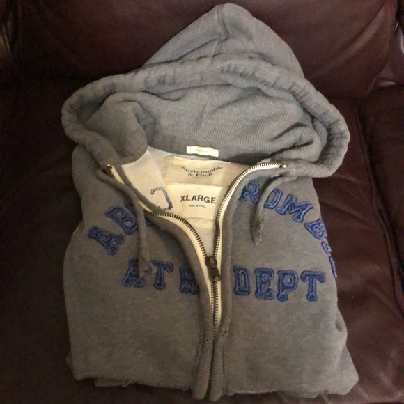 Classic Abercrombie & Fitch Icon Full-ZIP Hoodie - Picture 1 of 6